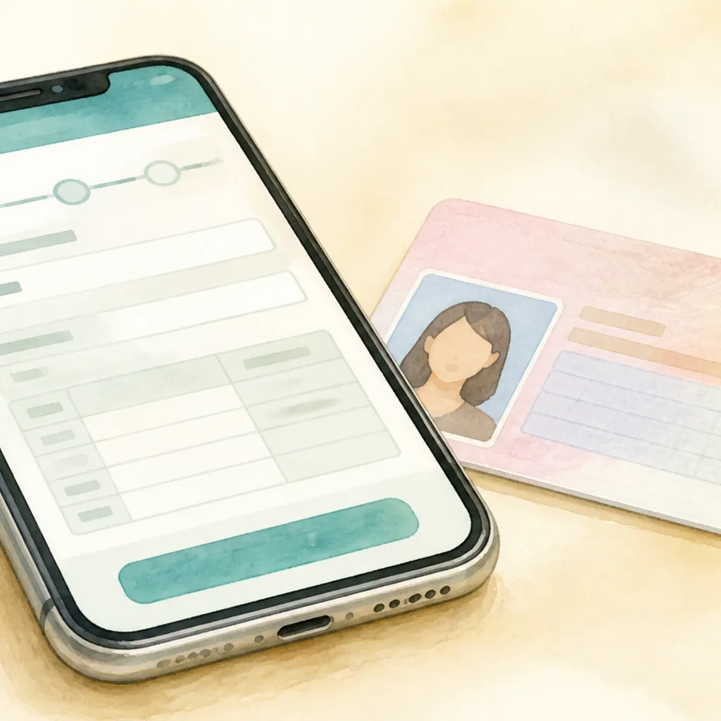 マイナンバーカードとスマホで進める電子申告の画面