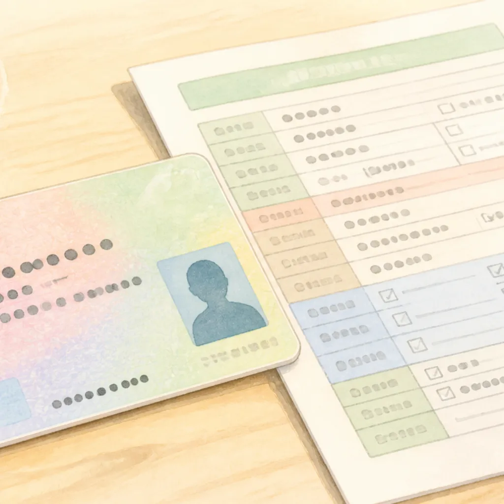 申請書に添えるマイナンバーカードのコピー