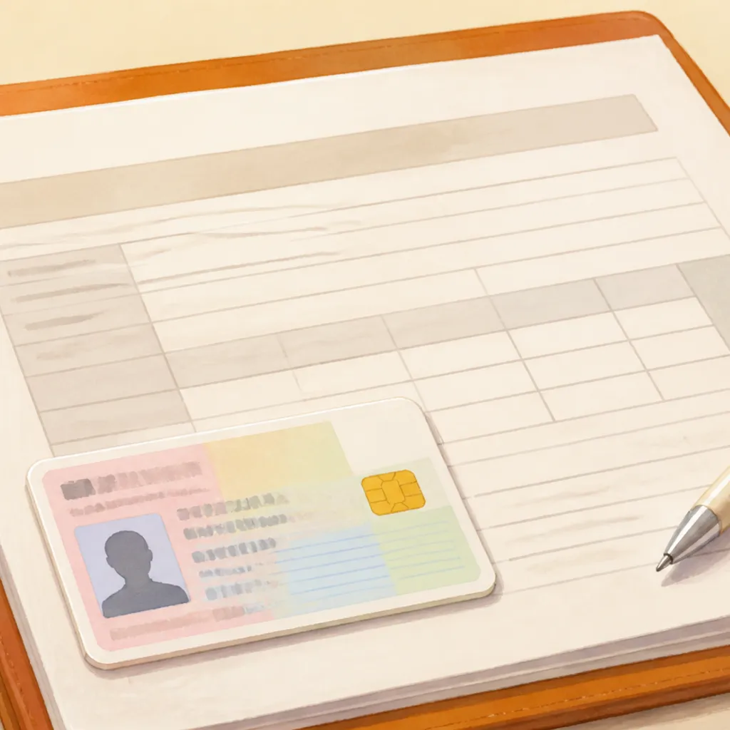 ワンストップ特例の申請書とマイナンバーカード
