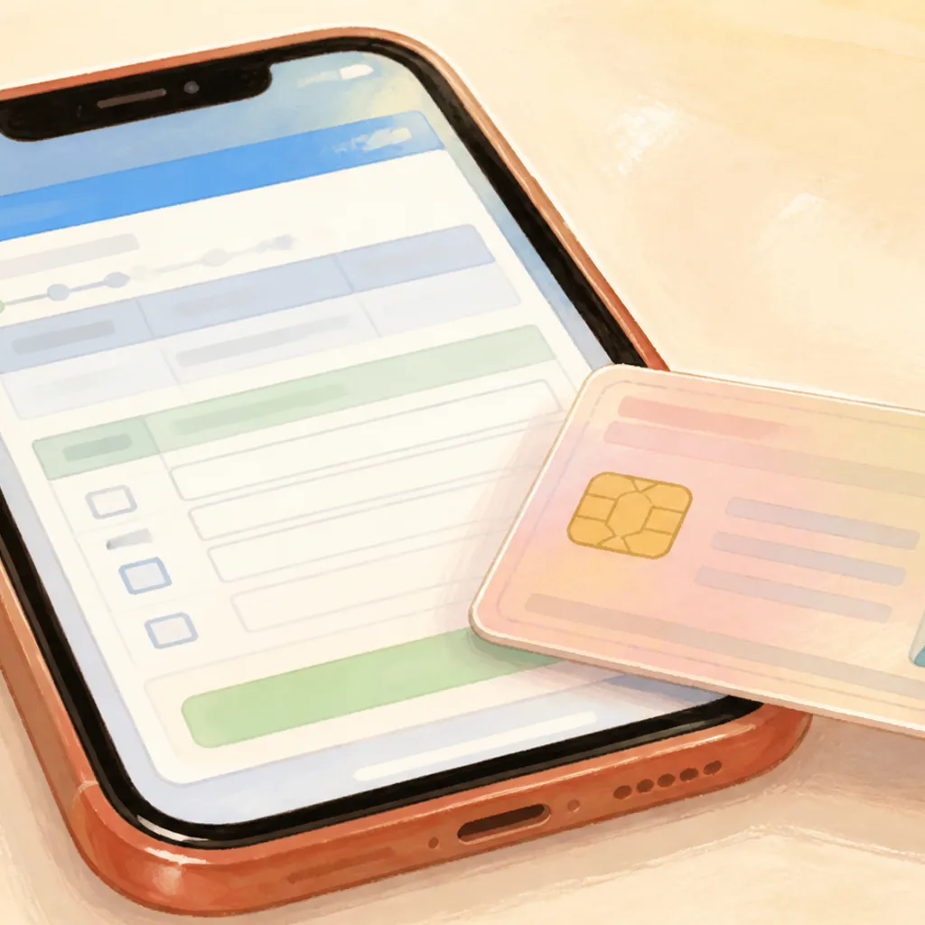 マイナンバーカードで確定申告を入力するスマホ画面