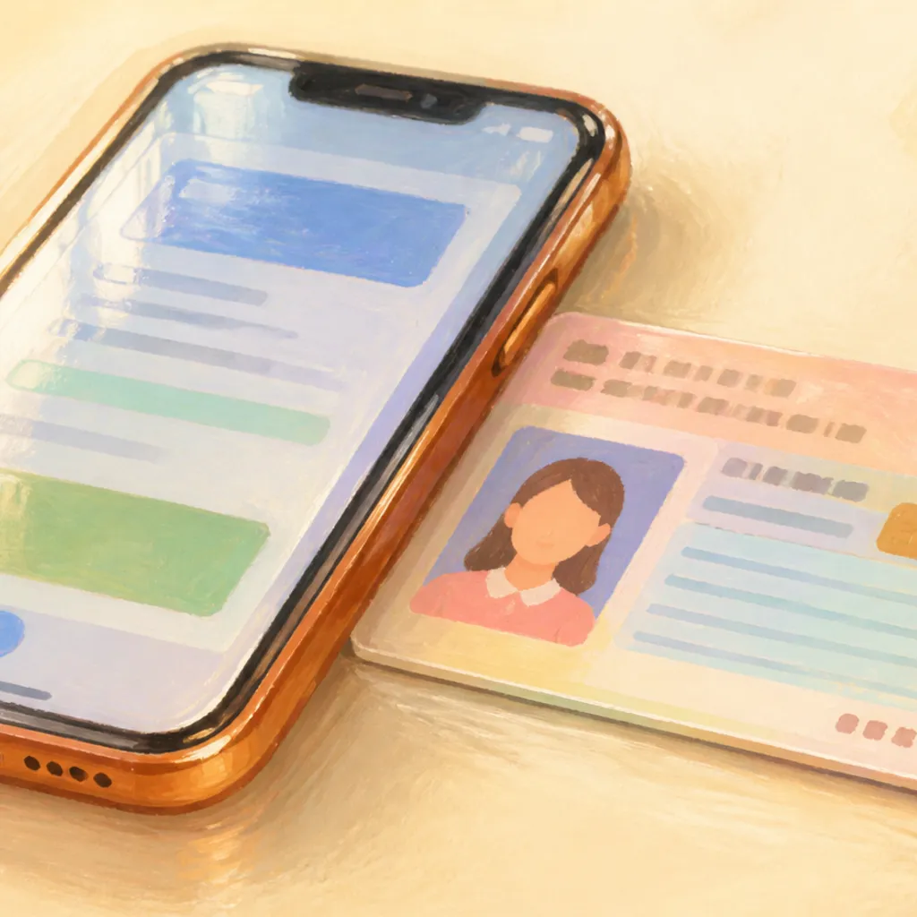 オンライン申請に使うマイナンバーカードとスマホ