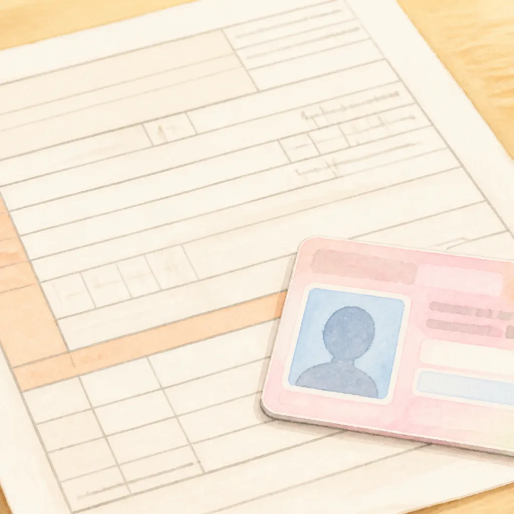 ワンストップ特例の申請書とマイナンバーカード