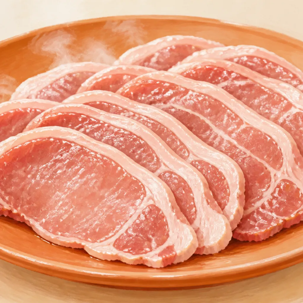 一回分ずつに分けられた豚の切り落とし肉