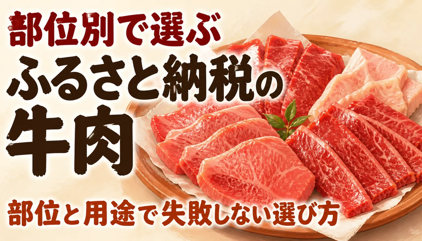 トレーに並んだふるさと納税の和牛スライス