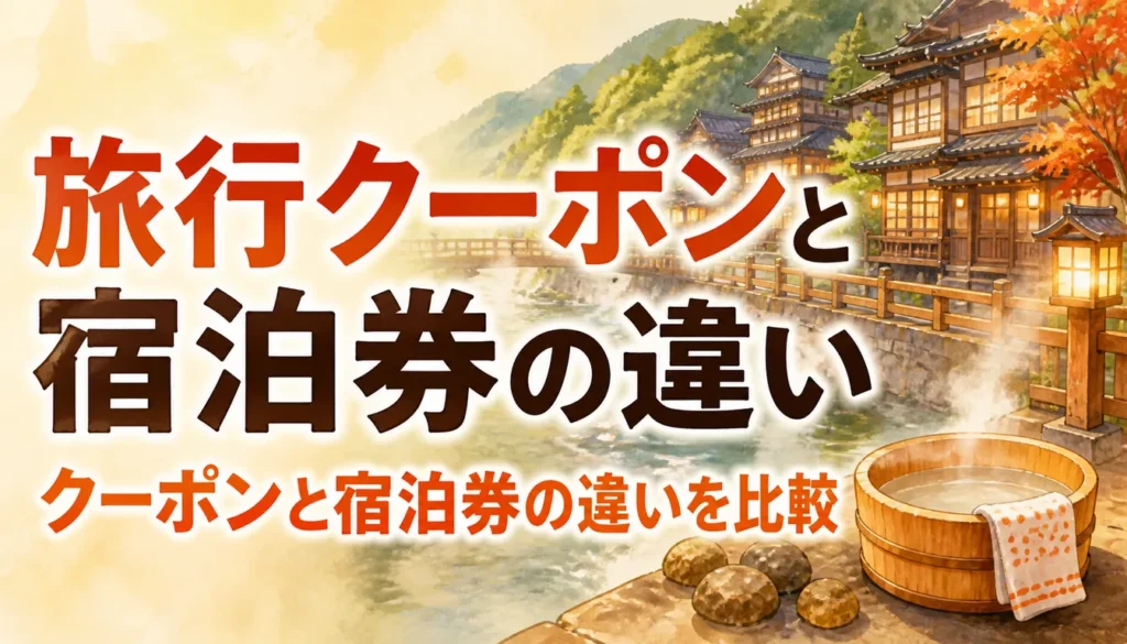 温泉旅館の宿泊券をイメージした旅行系返礼品