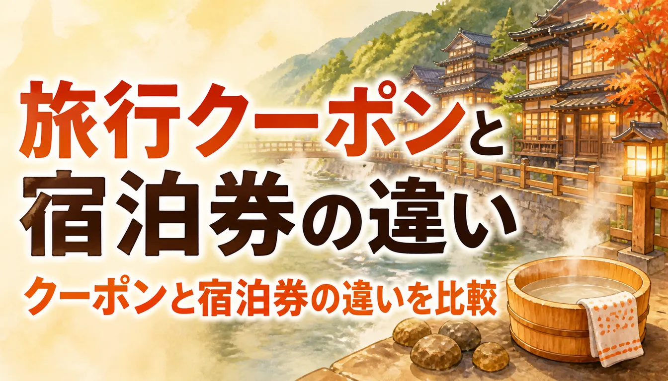 温泉旅館の宿泊券をイメージした旅行系返礼品