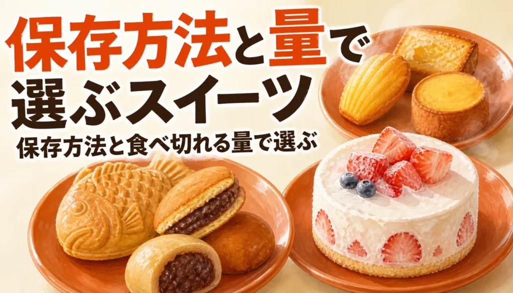 焼き菓子の詰め合わせと小さめのケーキ