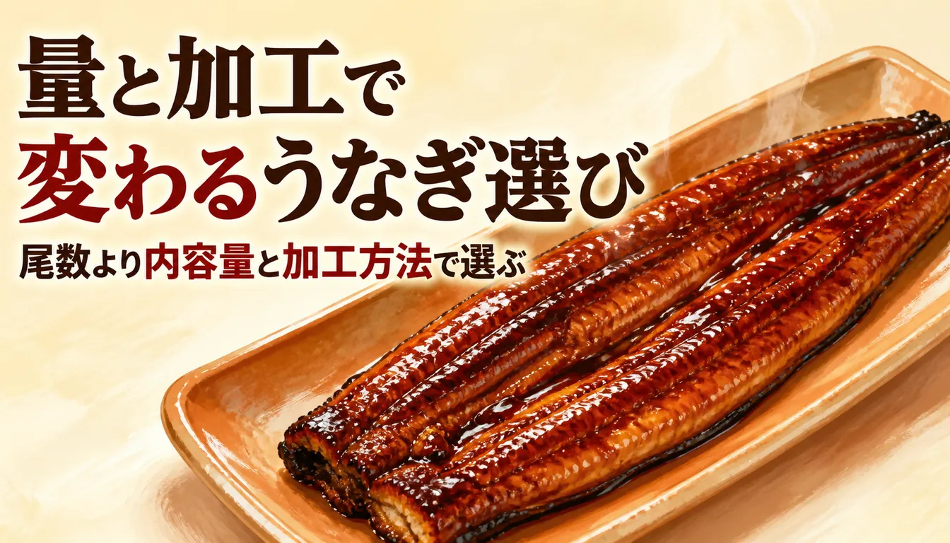 タレが照り輝くうなぎの蒲焼き